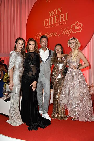 Sabrina Staubitz, Yasmina Filali, Eloy de Jong, Simone Ballack und Verena Kerth