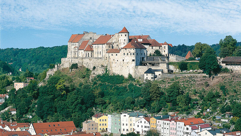 Die Hauptburg von Nordosten. Die Hauptburg von Nordosten.