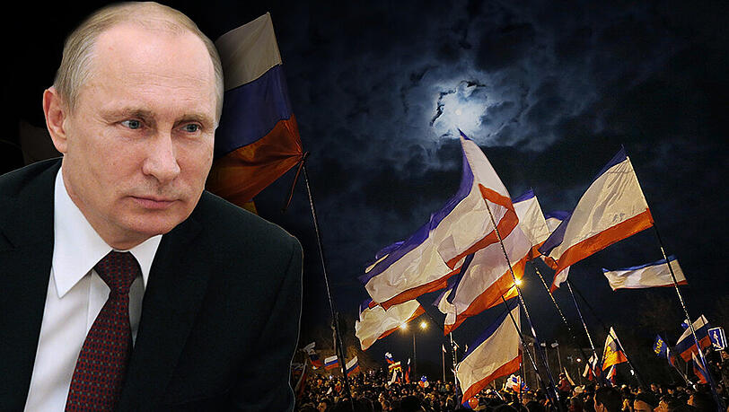 Dass Wladimir Putin den Befehl zur Annexion der Krim gegeben hatte, daraus macht der Kreml-Chef keinen Hehl mehr. Dass Wladimir Putin den Befehl zur Annexion der Krim gegeben hatte, daraus macht der Kreml-Chef keinen Hehl mehr.