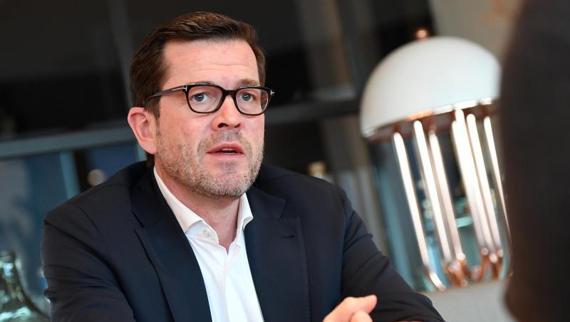 Der Ex-Bundesminister Karl-Theodor zu Guttenberg (CSU) spricht in einem Interview. Foto: Angelika Warmuth/dpa