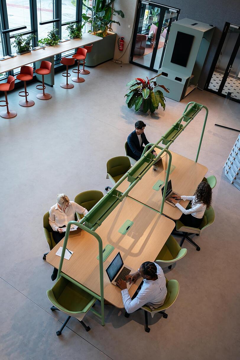 Der Coworking-Space im Cocoon an der Theresienwiese.