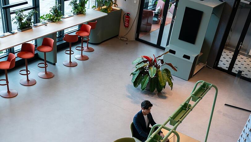 Der Coworking-Space im Cocoon an der Theresienwiese.