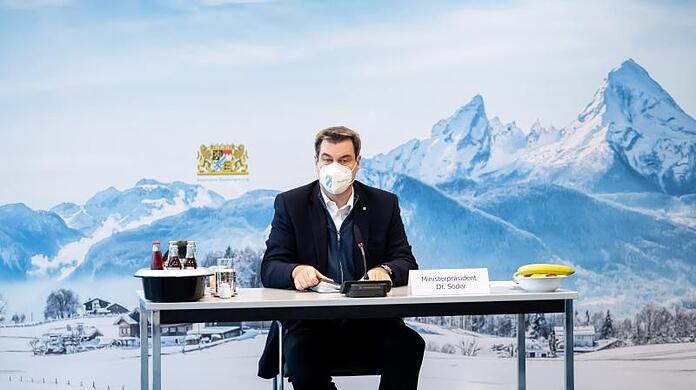 Markus Söder (CSU), Parteivorsitzender und Ministerpräsident von Bayern.