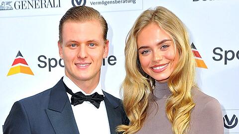 Mick Schumacher und Laila Hasanovic kamen gemeinsam zum "Ball des Sports".