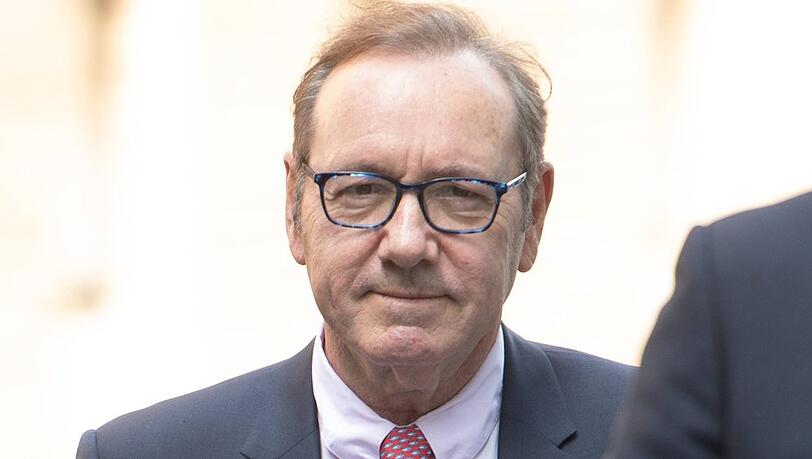Kevin Spacey am 26. Juli vor dem Southwark Crown Court in London.