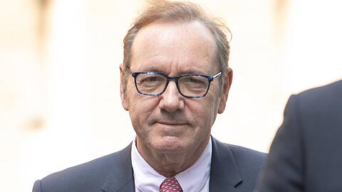 Kevin Spacey am 26. Juli vor dem Southwark Crown Court in London.