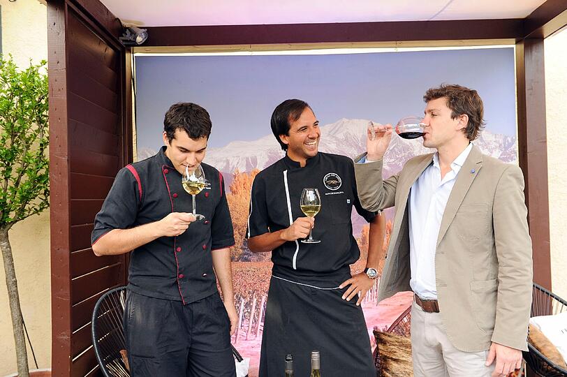 Manuel Debandl, Marcos Zabaleta, Chefkoch von Bodega Terrazas de los Andes, Carrasco