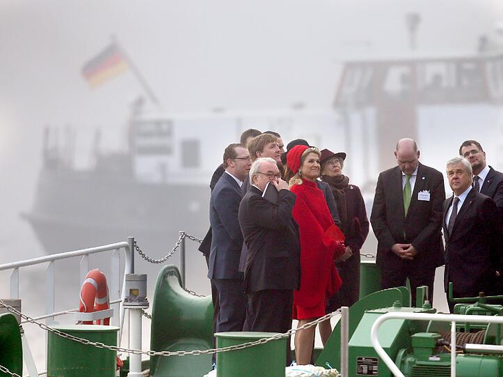 Königin Máxima und König Willem-Alexander der Niederlande bei ihrem Besuch in Hamburg