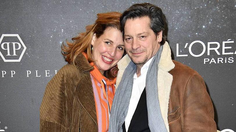 Elena Uhlig und Fritz Karl bei einem Auftritt in Berlin