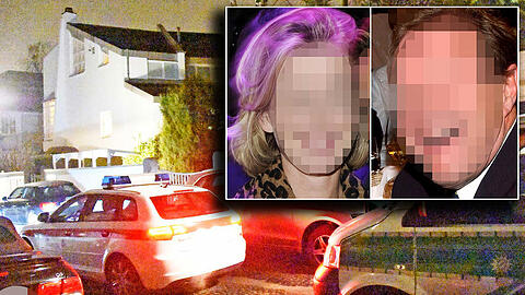 Versuchter Mord im noblen Bogenhausen: Ein Zahnarzt (65, rechts im Bild) schoss seiner Freundin (37) in den Mund.
