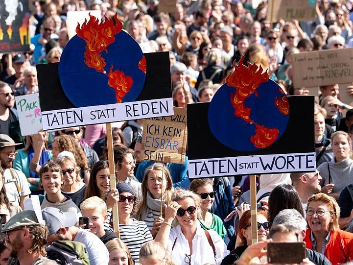 Eine "Fridays for Future"-Demonstration in München. Foto: Sven Hoppe/Archivbild