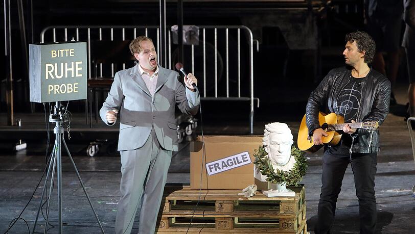 Richard Wagners "Die Meistersinger von Nürnberg" in der Inszenierung von David Bösch im Nationaltheater.