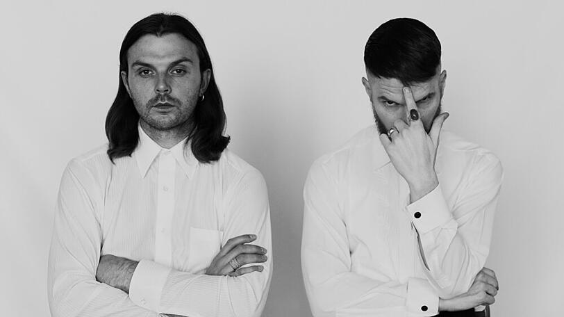 Sänger Theo Hutchcraft (l.) und Instrumentalist Adam Anderson bilden das Duo Hurts.