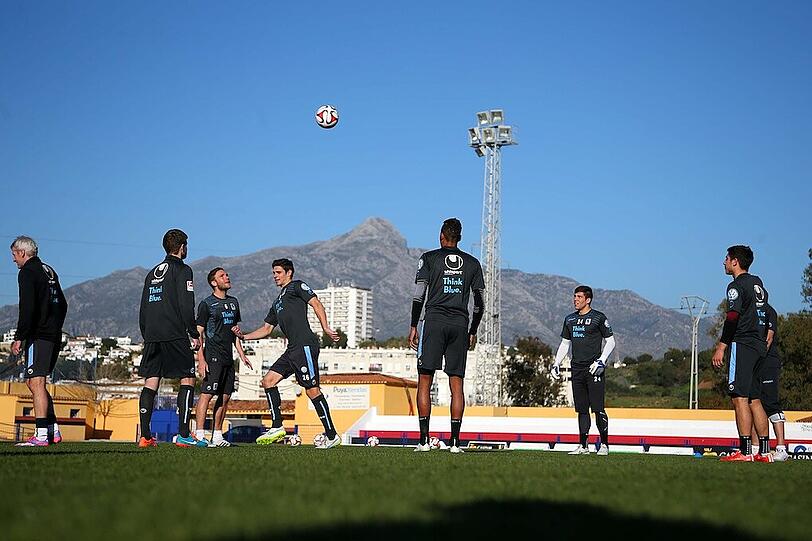 Der TSV 1860 im Trainingslager in Marbella.
