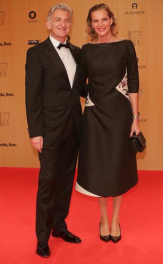 Schauspieler Dominik Raacke und seine Freundin Alexandra Rohleder