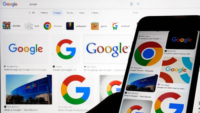 Die Quartalsergebnisse von Google ließen bisher keine Einbußen durch die neue KI-Konkurrenz erkennen. (Archivbild) Die Quartalsergebnisse von Google ließen bisher keine Einbußen durch die neue KI-Konkurrenz erkennen. (Archivbild)