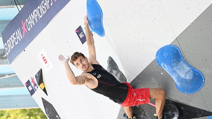 Der deutsche Kletterer Yannick Flohé.