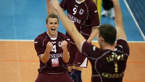 So will Patrick Steuerwald auch am Samstag jubeln: Mit Generali Haching geht es ins erste Playoff-Spiel gegen Bad Dürrenberg. So will Patrick Steuerwald auch am Samstag jubeln: Mit Generali Haching geht es ins erste Playoff-Spiel gegen Bad Dürrenberg.