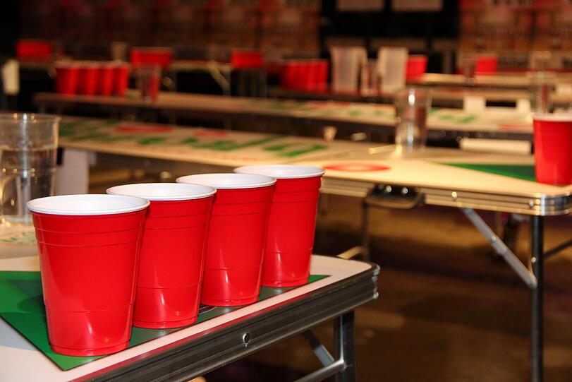 Weitere Bilder von der ersten Europameisterschaft im Beer Pong in München am 06. September.