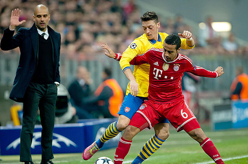 Zuletzt traf der FC Bayern am 11. März 2014 auf den FC Arsenal. Das Spiel in der Allianz Arena endete damals 1:1.