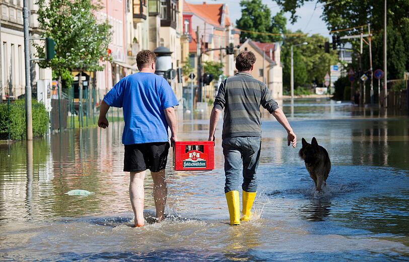 Aktuelle Fotos zum Hochwasser in Dresden: Bilder von der FLut