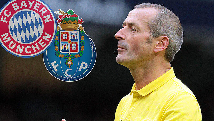 Der 44-jährige Engländer Martin Atkinson pfeift das Viertelfinal-Rückspiel der Bayern gegen Porto.