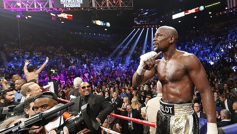 Floyd Mayweather will ungeschlagen abtreten. Floyd Mayweather will ungeschlagen abtreten.