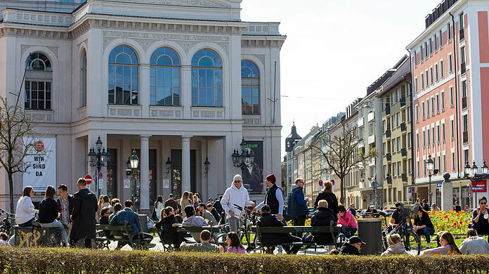 Am Gärtnerplatz gilt ab Freitagabend ein Alkoholverbot.
