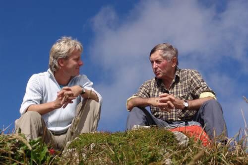 Werner Schmidbauer und Alois Glück am Berg