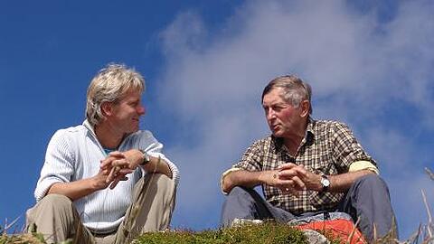 Werner Schmidbauer und Alois Glück am Berg