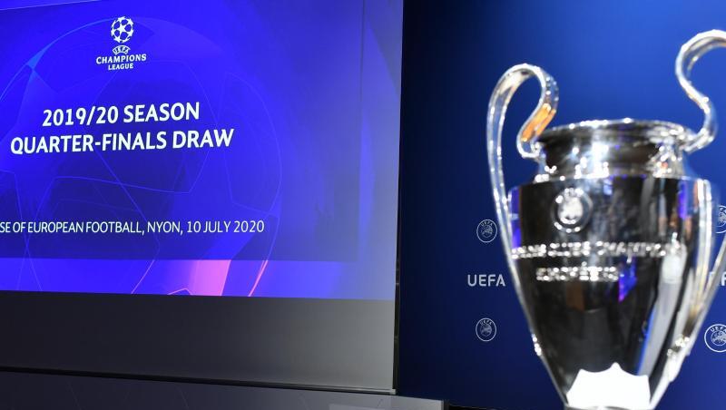 Die Viertelfinal-Begegnungen der Champions League wurden in Nyon ausgelost. Die Viertelfinal-Begegnungen der Champions League wurden in Nyon ausgelost.