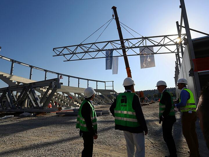 Die Bilder von der Apassionata-Baustelle in Fröttmaning.
