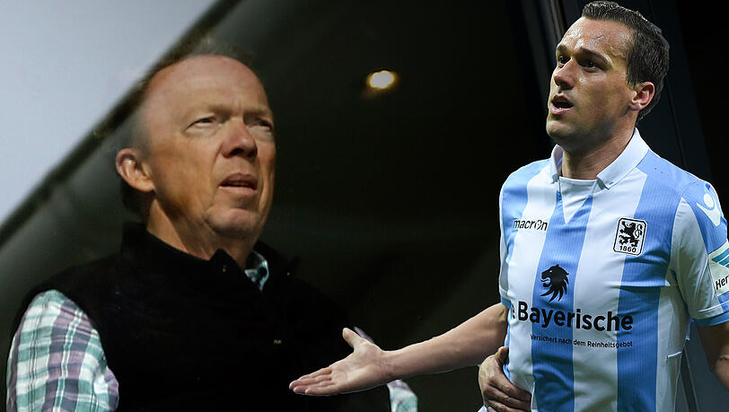 Löwen-Präsident Peter Cassalette sieht für Michael Liendl beim TSV 1860 keine Zukunft.