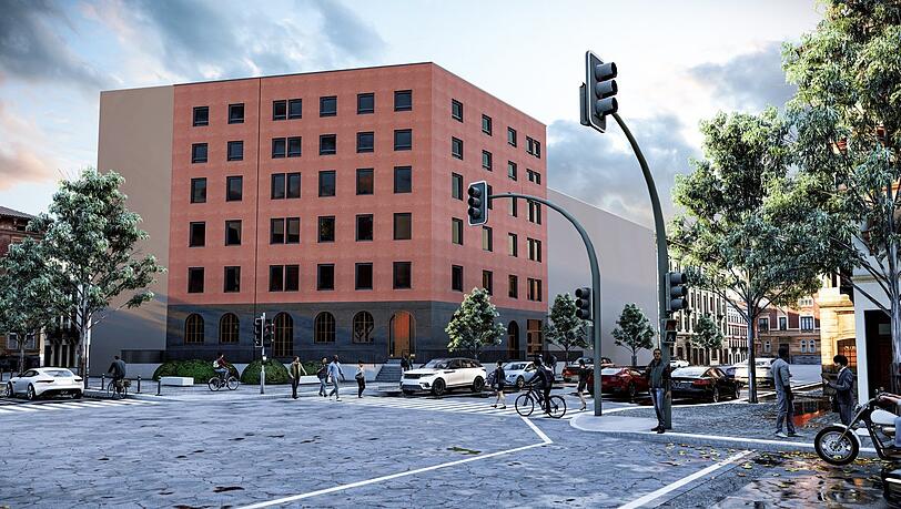 Zu hoch: der Entwurf Kirchenstraße 96. Zu hoch: der Entwurf Kirchenstraße 96.