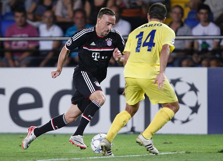 FRANCK RIBERY: Prima Form, die nächste. Elegante und clevere Vorbereitung des 1:0 und 2:0. Wirkt kraftvoll wie lange nicht. Note 2