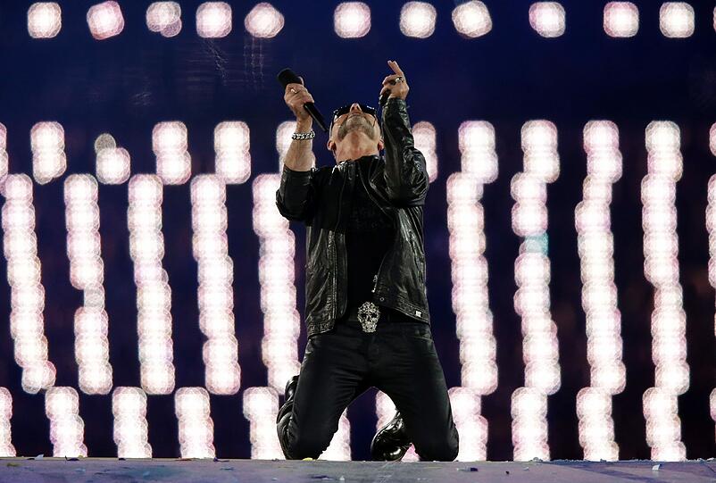 ...nicht fehlen: Sänger George Michael.