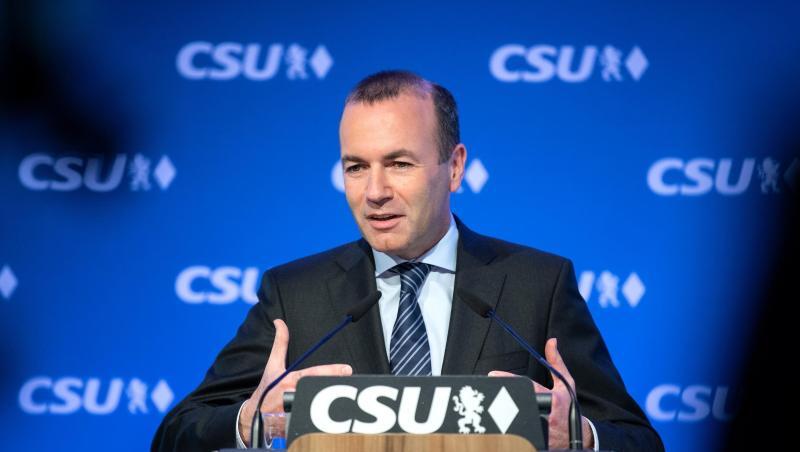 EVP-Spitzenkandidat Manfred Weber. Foto: Sina Schuldt EVP-Spitzenkandidat Manfred Weber. Foto: Sina Schuldt