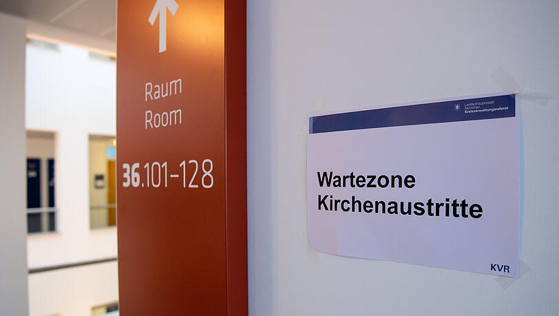 So viele Menschen wie noch nie wollen in München aus der Kirche austreten. (Archivbild)