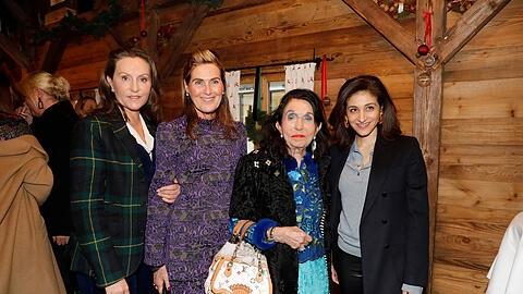 Katrin von Hallwyl, Siggi Spielenburg, Regine Sixt und Yasmin Hemmerle