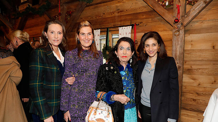 Katrin von Hallwyl, Siggi Spielenburg, Regine Sixt und Yasmin Hemmerle