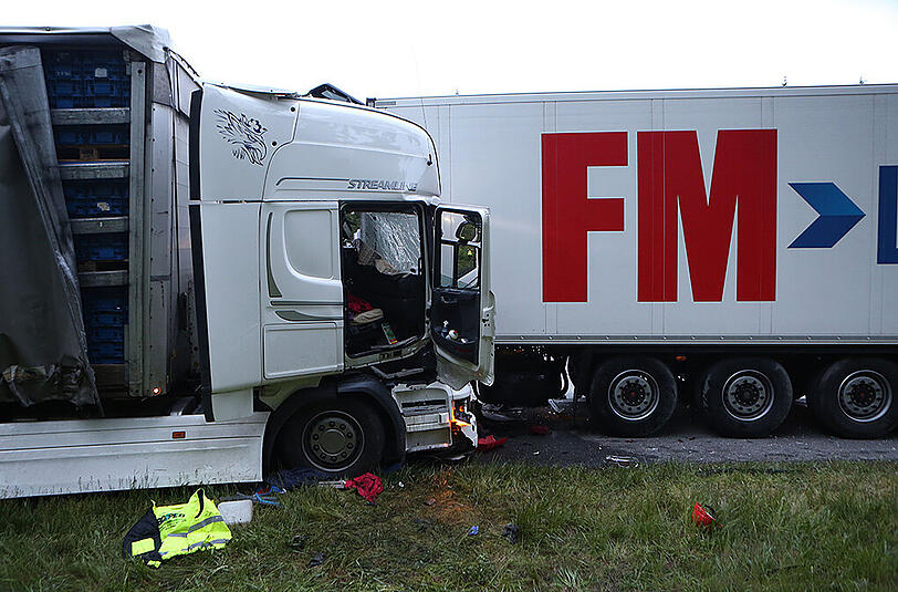 Auf der A6 bei Nürnberg hat es erneut einen tödlichen Lkw-Unfall gegeben. Die Bilder.