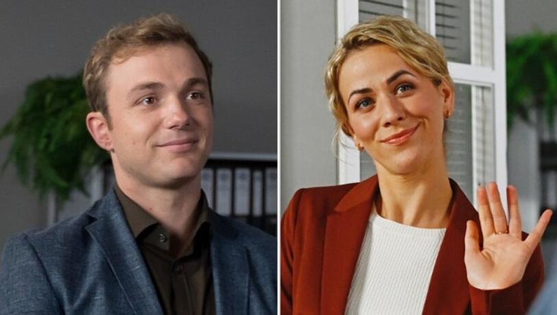 "Die Rosenheim-Cops": Die vertretenden Kommissare Laura Schmidt (Marija Kovčo) und Thomas Schmidt (Moritz von Zeddelmann) starten mit vollem Elan.