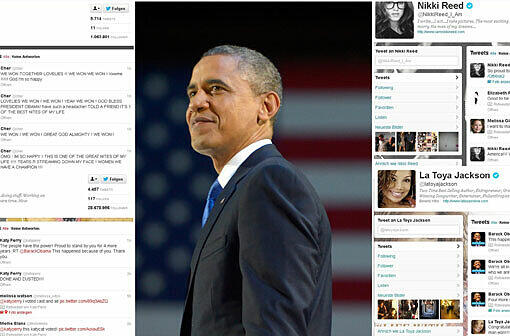 Barack Obama: der US-Präsident und Twitter.