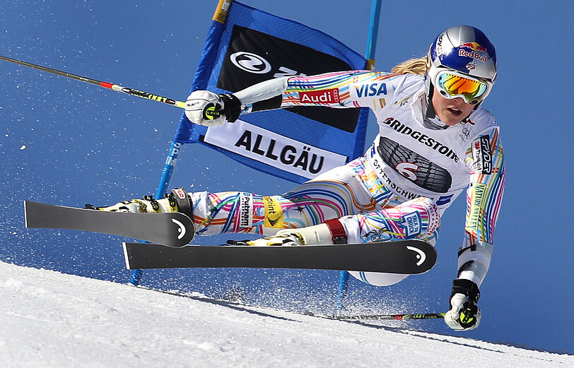 Auch Maria Rieschs Dauer-Konkurrentin Lindsey Vonn gehört zu den Red-Bull-Stars.