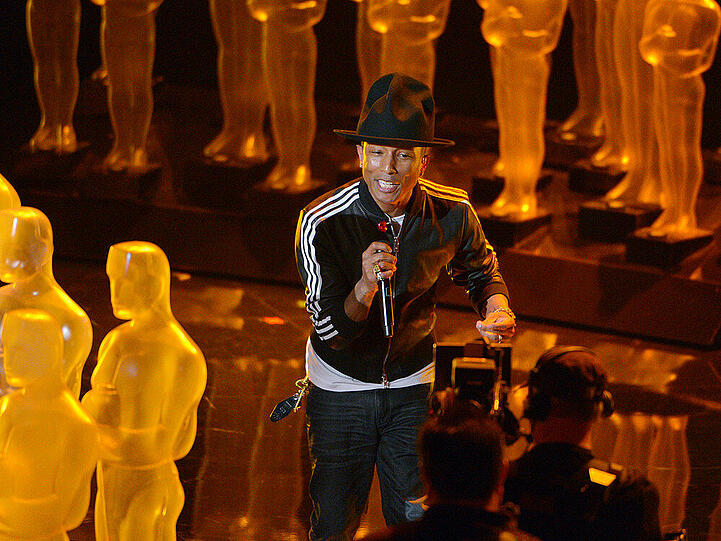 Pharrell Williams bei der Oscar-Gala 2014