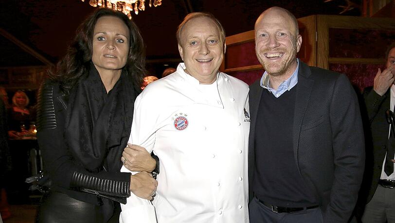 Matthias Sammer und Frau Karin, Alfons Schuhbeck Matthias Sammer und Frau Karin, Alfons Schuhbeck