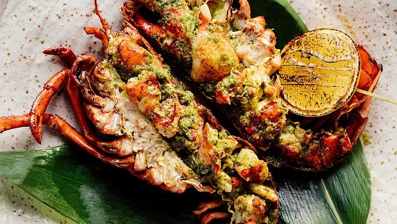 Auch das ist Zuma-Küche: Lobster vom Feinsten – sehr künstlerisch angerichtet. Auch das ist Zuma-Küche: Lobster vom Feinsten – sehr künstlerisch angerichtet.