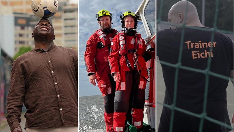 Zum Tag des Ehrenamts im ZDF (v.l.): Elvis in "37° Leben: Ehrenamt am Limit", Matthias und Smilla in "37°: Ehrenamt - unersetzlich, unbezahlbar" sowie Thomas "Eichi" Eichstätt in der Doku "Im Osten was Neues".