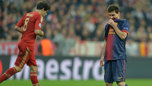 Ratlos in der Allianz Arena: Barcelona-Stürmer Lionel Messi brachte gegen den FC Bayern nichts zustande. Ratlos in der Allianz Arena: Barcelona-Stürmer Lionel Messi brachte gegen den FC Bayern nichts zustande.