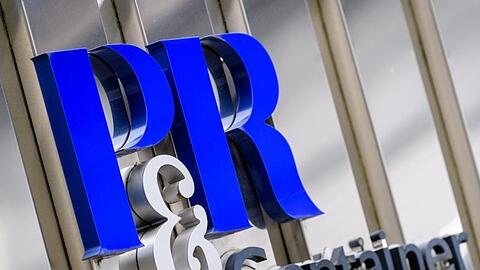 Das Logo der insolventen Containerinvestmentfirma P&R Container Vertriebs und Verwaltungs-GmbH.